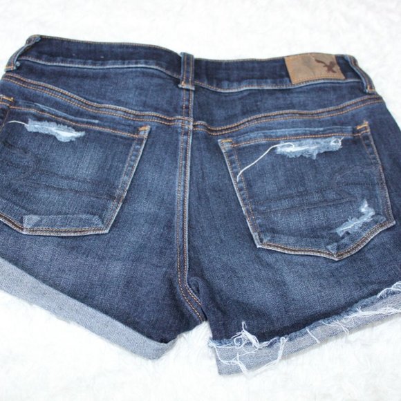 American Eagle Hi-Rise Shortie Jean Shorts HW7860 - Picture 5 of 6